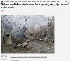 Image result for Pompeii Skeletons