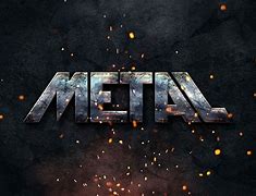 Image result for Metal Text Effect Photoshop