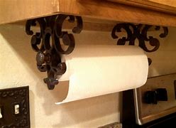 Image result for Rustic Metal Paper Towel Holder