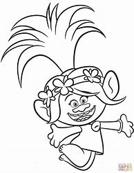 Image result for Princess Poppy Trolls Coloring