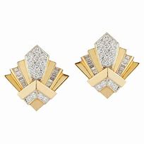 Image result for Geometric Gold Earrings