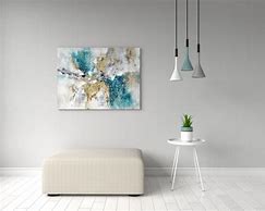 Image result for Teal Blue Wall Art
