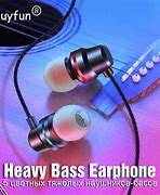 Image result for Bass Earbuds Wired