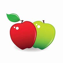 Image result for 2 Apples Clip Art