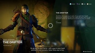 Image result for Drifter Intro Destiny