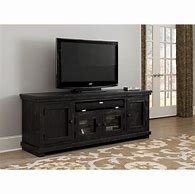 Image result for Black Wood TV Stand with Storage
