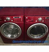 Image result for Red LG Front Load Washer and Dryer Set