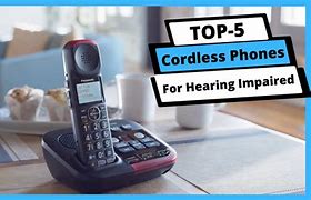 Image result for Cordless Phones for Hearing Impaired