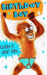 Image result for Happy Birthday Card Funny for Boys