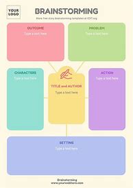 Image result for Story Brainstorming Template