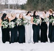 Image result for Winter Wedding Bridesmaid Dresses