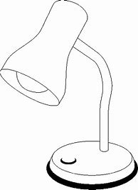 Image result for Lamp Coloring Page