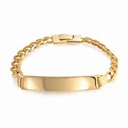 Image result for ID Gold Braclet