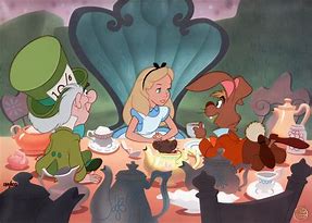 Image result for Alice in Wonderland Mad Hatter Tea Party