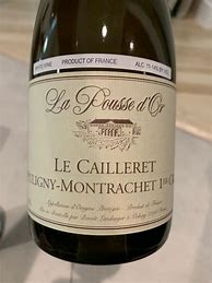 Image result for Pousse d'Or Puligny Montrachet Cailleret