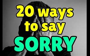 Image result for You Should Be Sorry