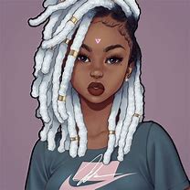Image result for Black Dope Girl Drawing Hair