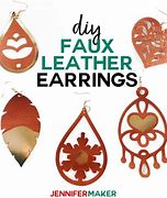 Image result for Faux Leather Earring Patterns