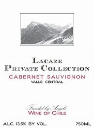 Image result for Jean Pascal Lacaze Cabernet Sauvignon Gran Reserva