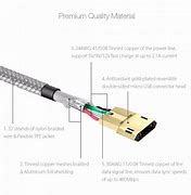Image result for Micro USB a Cable Wire