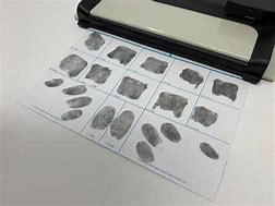 Image result for Blank Fingerprint Card