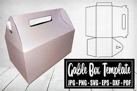 Image result for Printable Gable Box Template