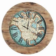 Image result for Mirrored Map Clock