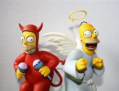 Image result for Homer Simpson Devil and Angel On Shoulder