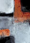 Image result for Orange and Black Abstract Art