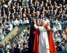 Image result for Pope John Paul II Largest Crowd