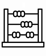 Image result for abacus clip art black and white