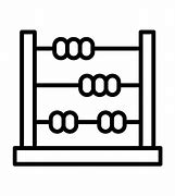 Image result for Abacus Clip Art Black and White