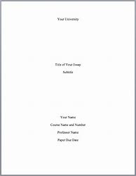 Image result for Formal Paper Cover Page