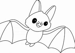 Image result for Cute Cartoon Bat Coloring