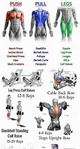 Image result for Push Pull Work Out Plan