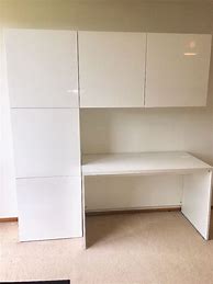Image result for Wall Unit Desk Combo