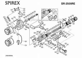 Image result for Shimano Spirex 2500FG Schematic