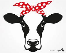 Image result for Cute Cow Head SVG