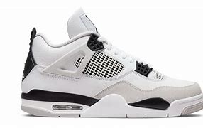 Image result for Jordan 4S Black and White
