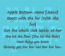 Image result for Apple Bottom Jeans Meme Lyrics