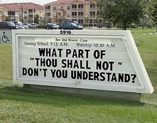 Image result for Funny Church Signs Sayings
