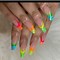 Image result for Rainbow Nails