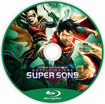 Image result for Superman and Batman Battle of the Super Sons Logo