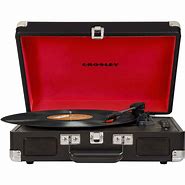 Image result for Crosley Black and Red Record Player
