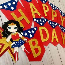 Image result for Happy Birthday Sining Wonder Woman