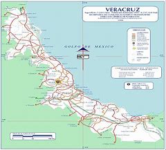 Image result for Veracruz Mexico City Map