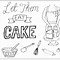 Image result for Baking Clip Art Free Black and White
