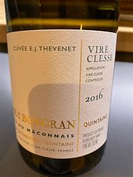 Image result for Bongran Thevenet Vire Clesse Cuvee Tradition