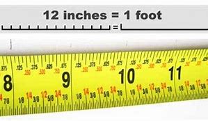 Image result for 36 Inches to Feet