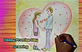 Image result for Promise Day Drawing